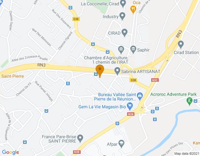 Plan pour situer CENTRE PIECES POIDS LOURDS à Saint-Pierre